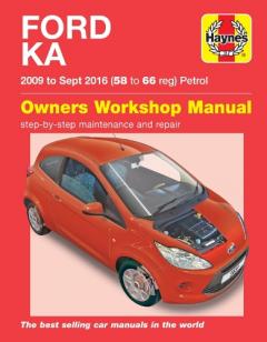 Coperta cărții Ford Ka (09-Sept'16) 58 to 66 reg