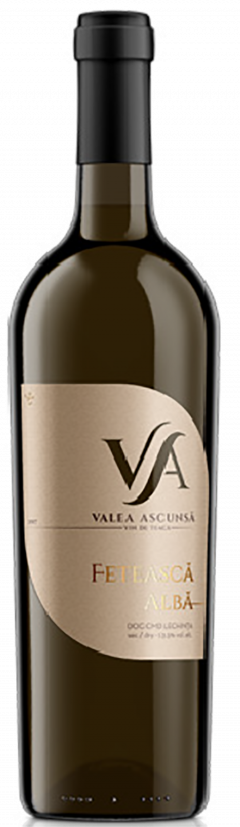 Vin alb - Valea Ascunsa, Feteasca alba, sec, 2017