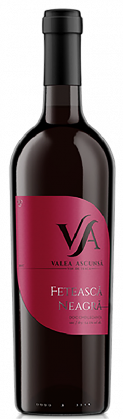 Vin rosu - Valea Ascunsa, Feteasca Neagra Barrique, sec, 2017