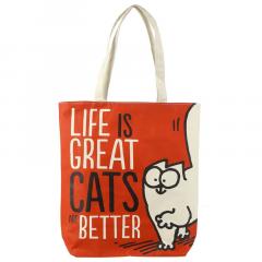 Tote Bag - Simon's Cat, Life is Great