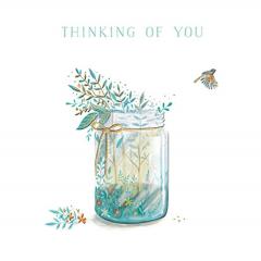 Felicitare - Wishes Jar - Thinking of You
