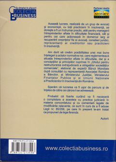 Procedurile de preventie a insolventei: concordatul preventiv si mandatul ad-hoc. Reorganizarea judiciara