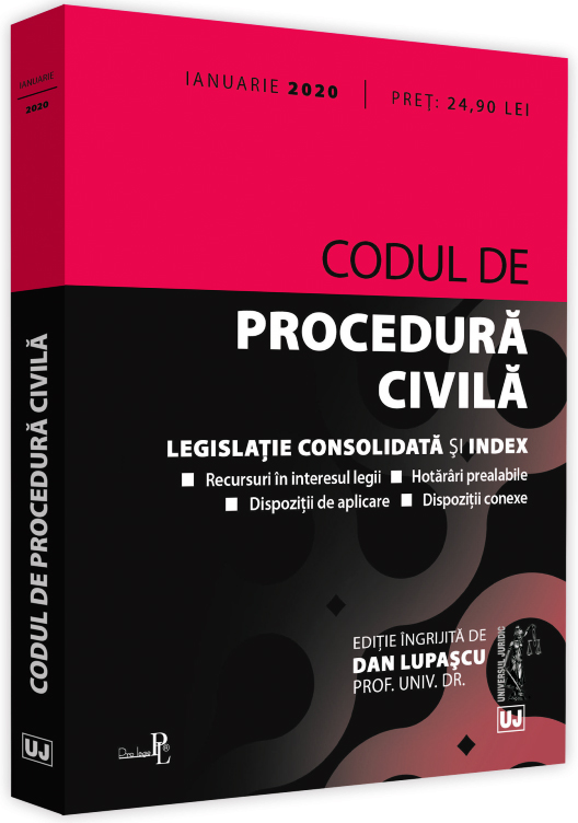 Codul de procedura civila - ianuarie 2020