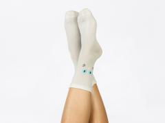 Sosete - Cat Socks - White