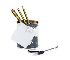 Suport instrumente de scris - Penholder Globe Black