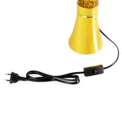 Lampa - Lava - Glitter, Golden