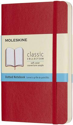 Carnet - Moleskine Classic - Pocket, Soft Cover, Dotted - Scarlet Red