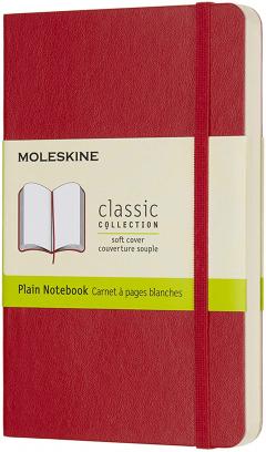 Carnet - Moleskine Classic - Pocket, Soft Cover, Plain - Scarlet Red