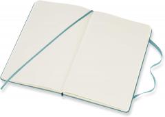 Carnet - Moleskine Classic - Large, Hard Cover, Plain - Blue Reef