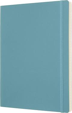 Carnet - Moleskine Classic - Soft Cover, Extra Large, Ruled - Blue Reef