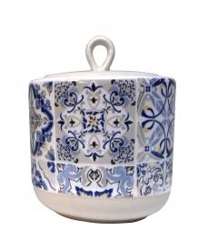Borcan cu capac - Decor Blue