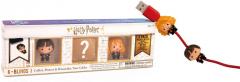 Protectie pentru cablu USB - Set 3 Figurine Harry Potter