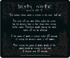 Mouse pad - Death Note