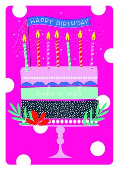 Felicitare - Happy Birthdays - Cake