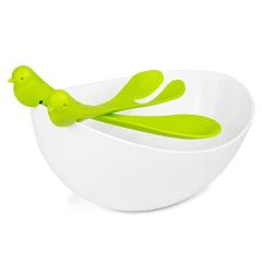Set bol si linguri pentru salata - Sparrow