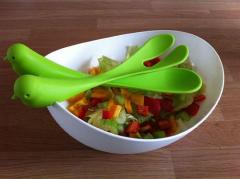 Set bol si linguri pentru salata - Sparrow
