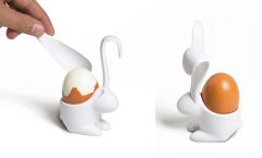Set suport pentru ou si lingurita - Iepuras