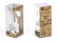 Set suport pentru ou si lingurita - Iepuras