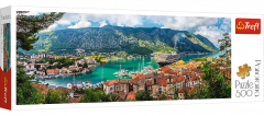 Puzzle 500 piese - Panorama - Orasul Kotor Muntenegru