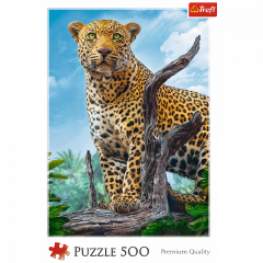 Puzzle 500 piese - Wild Leopard