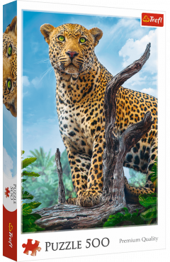 Puzzle 500 piese - Wild Leopard