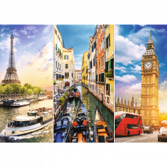 Puzzle 4000 piese - Trip Around Europe