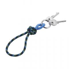 Breloc - Rope with Knot - Blue and Green