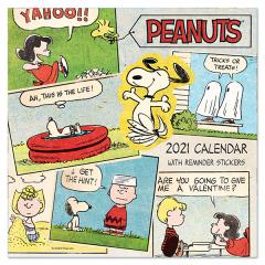 Calendar 2021 - Square - Reminder Stickers - Peanuts 