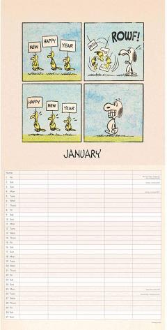 Calendar 2021 - Square - Reminder Stickers - Peanuts 