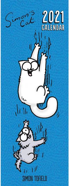 Calendar 2021 - Slim, 12 Month - Simon's Cat