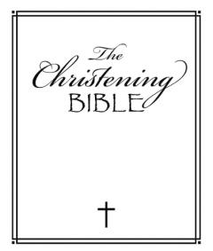 Christening Bible