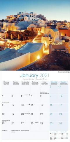 Calendar 2021 - Greek Islands