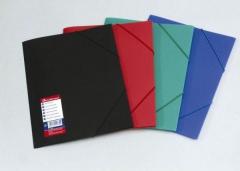 Mapa A4 ingusta plastic cu elastic 15mm rosu 