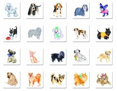 Joc de memorie Petmemo: Caini