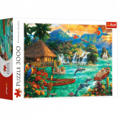 Puzzle 3000 de piese - Life Island