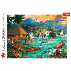 Puzzle 3000 de piese - Life Island