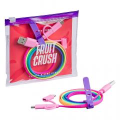 Cablu USB - Yes Studio 'Fruit Crush' Charge & Sync USB Cable