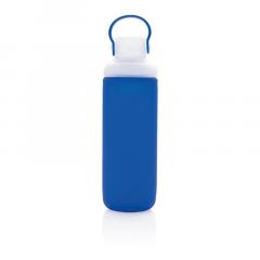 Sticla - Glass Bottle with Silicon Sleeve - Blue