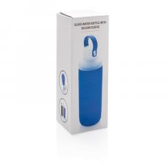 Sticla - Glass Bottle with Silicon Sleeve - Blue
