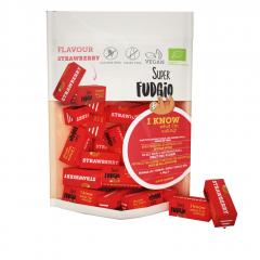 Caramele Super Fudgio aroma capsuni - Bio