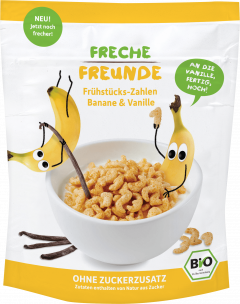 Cereale pentru mic dejun cu banane si vanilie - Bio