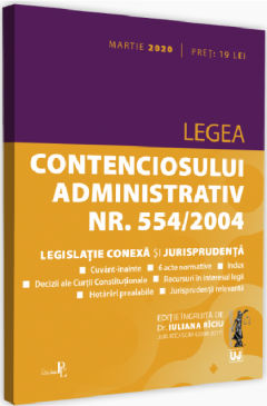 Legea contenciosului administrativ nr. 554/2004