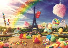 Puzzle 1000 piese - Dulciuri la Paris