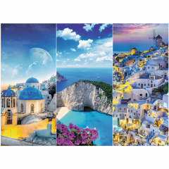 Puzzle 3000 piese - Vacanta in Grecia