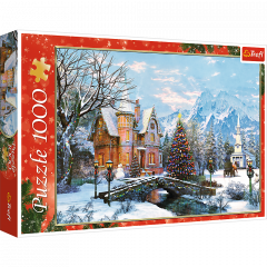 Puzzle 1000 piese - Peisaj de iarna