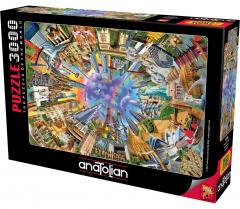 Puzzle 3000 piese - 360 World