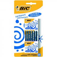 24 rezerve stilou albastru