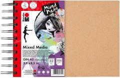 Carnet A5 - Ring Binder - Mixed Media