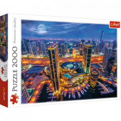 Puzzle 2000 piese - Lights of Dubai