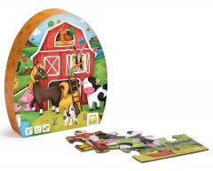 Puzzle educativ - Ferma